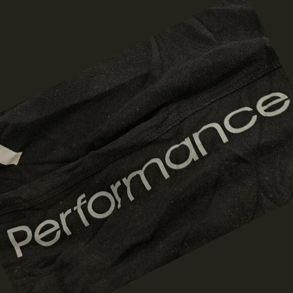 CALVIN KLEIN Performance Fleece Crop Sweatshirt in Black EUC Size Large - Picture 4 of 4